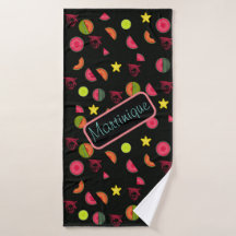 Serviette de plage Black Martinique