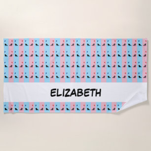 Serviette De Plage Blackbird Trouve Votre Autre Moitié