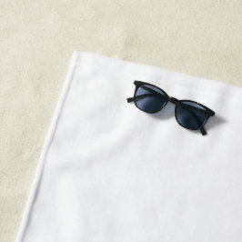 Serviette De Plage Blanc clair