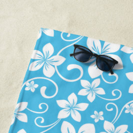 SERVIETTE DE PLAGE BLEU HAWAII (BLEU)