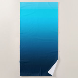 Serviette De Plage Bleu rayé