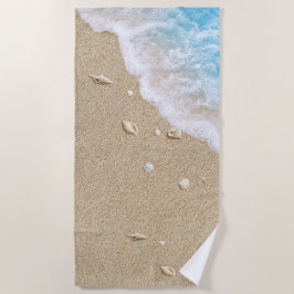 Serviette De Plage Blue Beach Waves