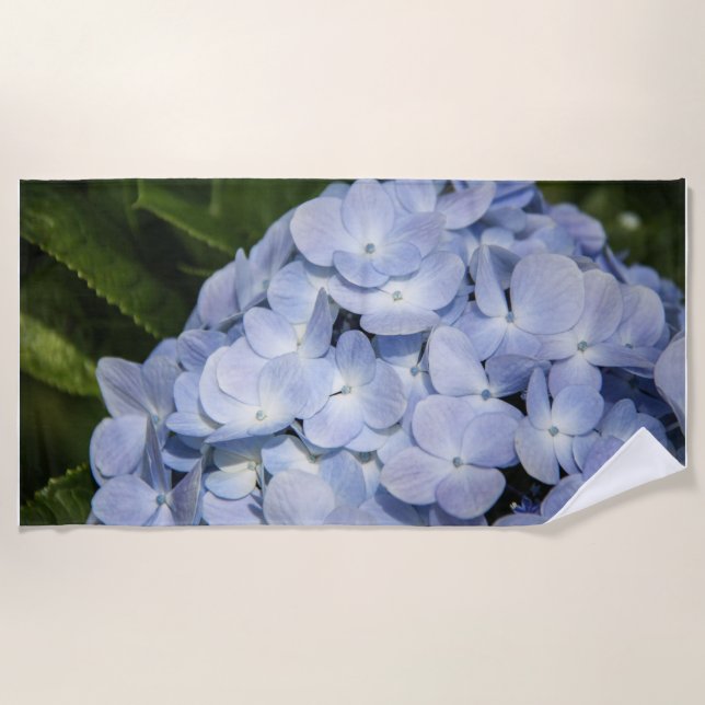Serviette de plage Blue Hydrangea (Devant)