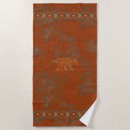 Serviette De Plage Bobcat de Southwest Canyons