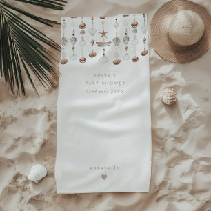 Serviette De Plage Boho Ocean Shell Baby shower Favoriser
