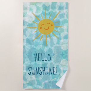 Serviette De Plage Bonjour Sunshine Beach Towel