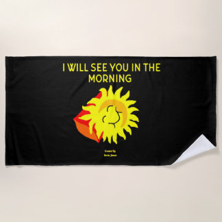 Serviette De Plage Bonne nuit Sun Beach Towel
