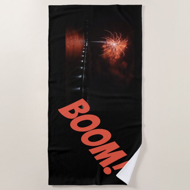 SERVIETTE DE PLAGE BOOM ! (Devant)