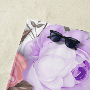 Serviette De Plage Bouquets de Roses 5