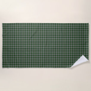 Serviette de plage bretonne de tartan de cap