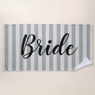 Serviette De Plage Bride Rustique Bleu