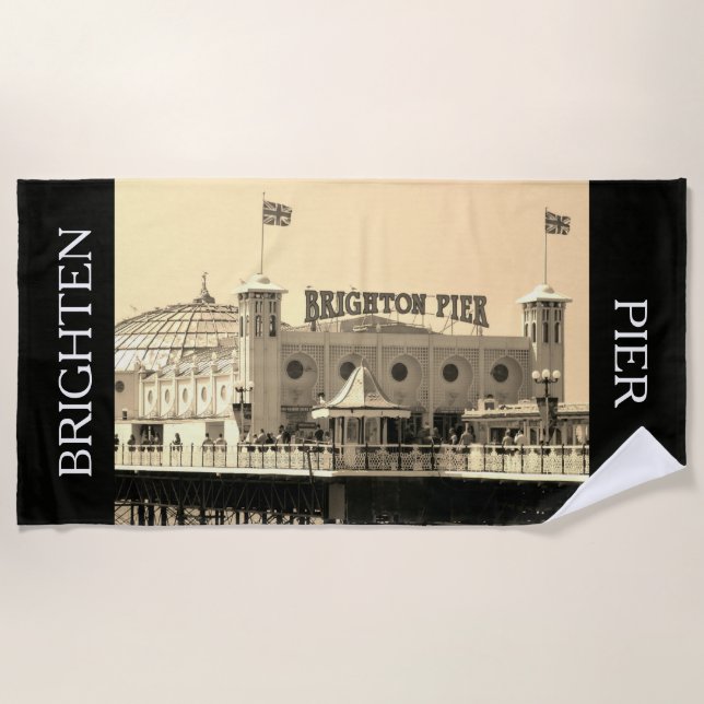 Serviette De Plage Brighton Pier Vacances Royaume-Uni (Devant)