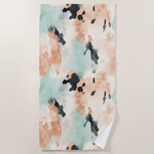 Serviette De Plage Broyage de la crème à la menthe Ouest