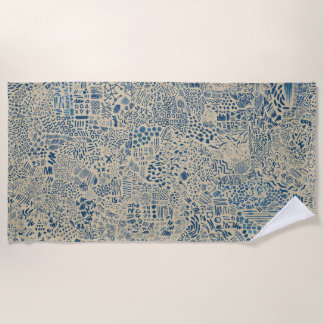 Serviette De Plage Bruit mental V01