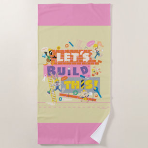 Serviette De Plage BUGS BUNNY BUILDERS™ Chantier "Construisons Cela"