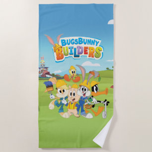 Serviette De Plage BUGS BUNNY BUILDERS™ Le groupe Looney Builders