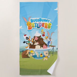 Serviette De Plage BUGS BUNNY BUILDERS™ Looney Builders Glace