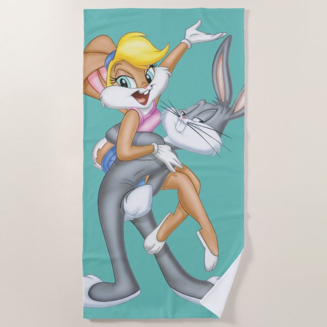 Serviette De Plage BUGS BUNNY™ et Lola Bunny (Devant)