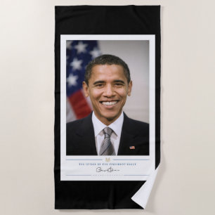 Serviette De Plage Bureau du président élu Barack Obama