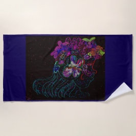 Serviette De Plage Butterfly Princess Beach Towel