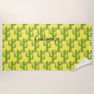 Serviette De Plage Cactus Thunder_Cove de Saguaro