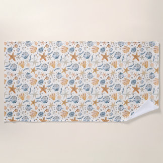 Serviette De Plage Cadeau d'anniversaire | La mer enseigne la patienc