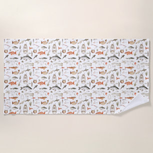 Serviette De Plage Cadeau d'anniversaire Les Bonnes Choses Viennent