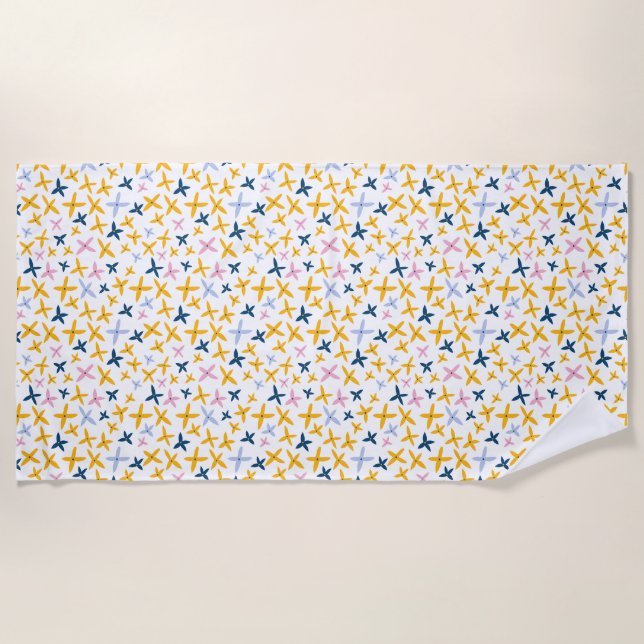 Serviette De Plage Cadeau d'anniversaire | Toutes Les Fleurs Gardent  (Devant)