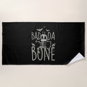 Serviette De Plage Cadeau Halloween   Méchant jusqu'à l'os