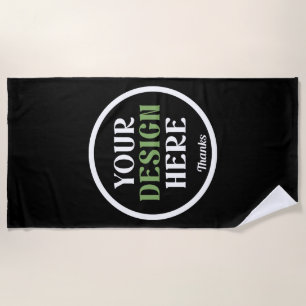 Serviette De Plage Cadeaux de mariage personnalisés, élégants, classi