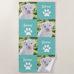 Serviette De Plage Cadeaux personnalisés pour animaux de compagnie, c