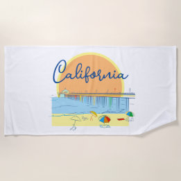 Serviette De Plage Californie