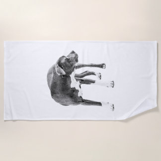 Serviette De Plage Calme du périmètre du feu de camp