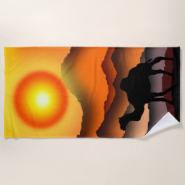 Serviette de plage Camel