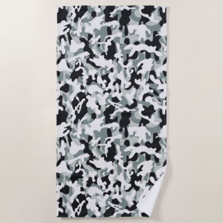 Serviette De Plage Camouflage de poussière de neige