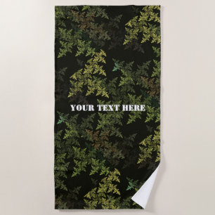 Serviette De Plage Camouflage fractal