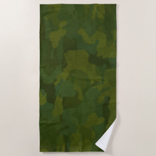 Serviette De Plage Camouflage Militaire Classique