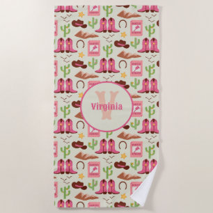 Serviette De Plage Campagne Bottes pour fille Adorable Bâton Cheval O