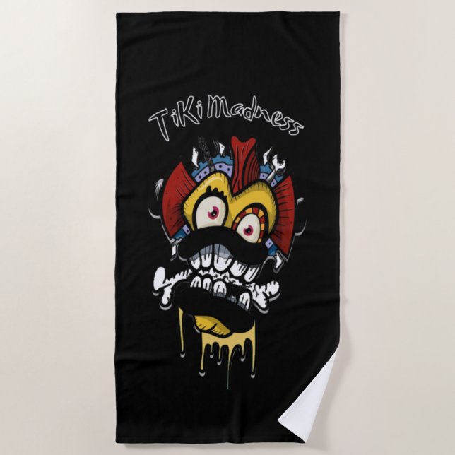 Serviette De Plage Case Tiki (Devant)