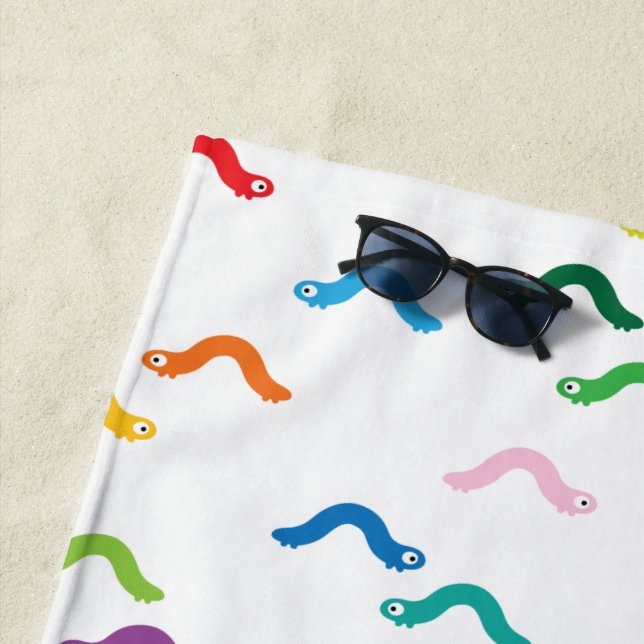 Serviette De Plage Caterpillar (En situation)