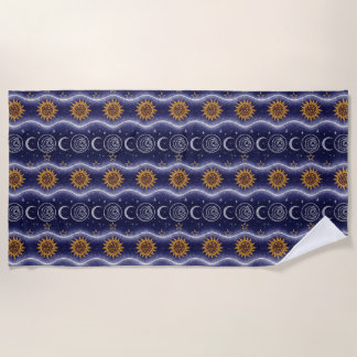 Serviette De Plage Celestial pattern