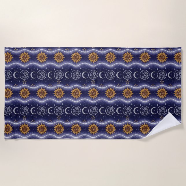 Serviette De Plage Celestial pattern (Devant)