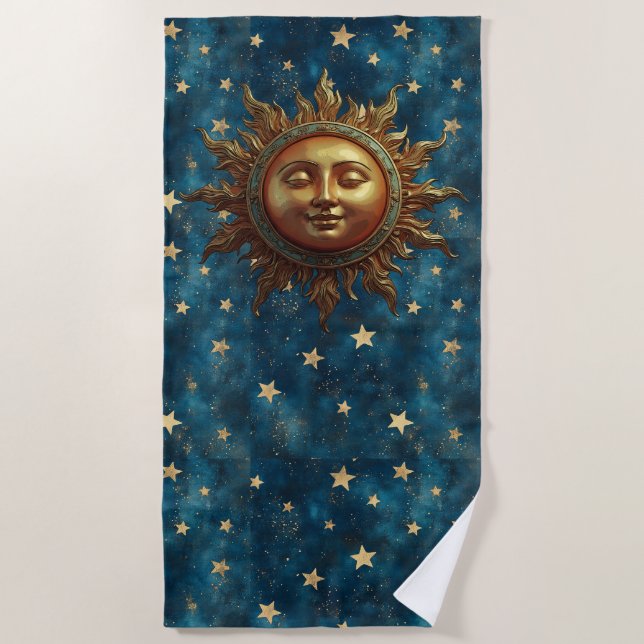 Serviette De Plage Celestial Sun  (Devant)