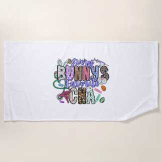Serviette De Plage Chaque Bunnys Favori CNA