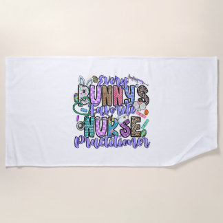 Serviette De Plage Chaque Bunnys Praticien Préféré Infirmière