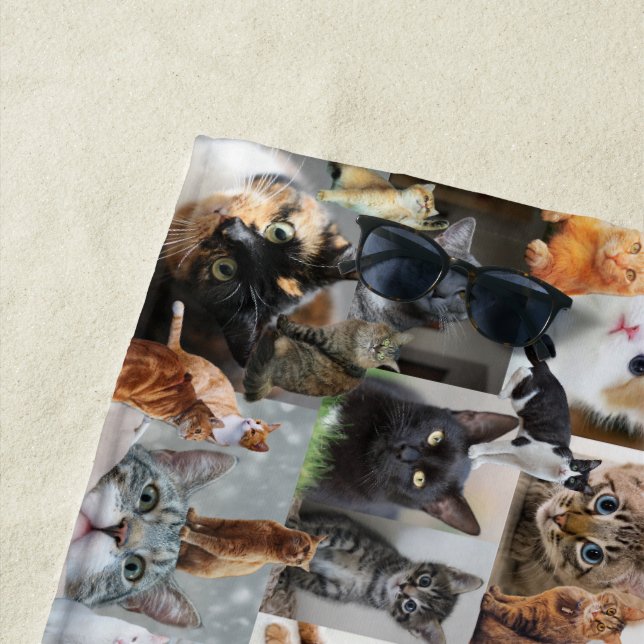 Serviette De Plage Chats mignons et chatons (En situation)