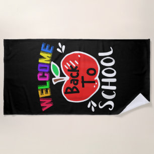 Serviette De Plage Chemise de retour à l'école Drôle Enseignants Étud