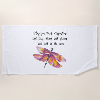 Serviette De Plage chemise dragonfly Femmes & Femmes chemise avec des