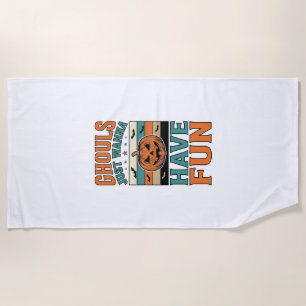 Serviette De Plage Chemises Halloween Les vieux fantômes veulent just