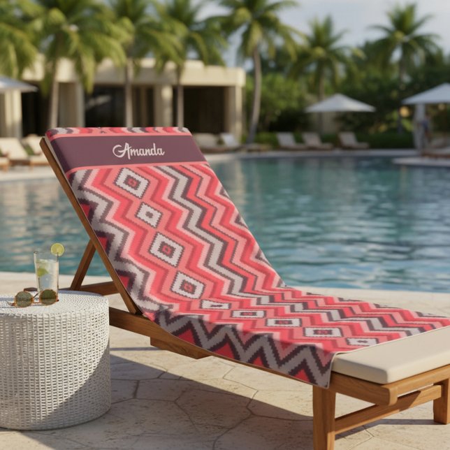 Serviette De Plage Chevron Chaud (Créateur téléchargé)